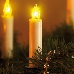 Lot De 10 Bougies De Noël Pour Sapin -Pearl Noël Soldes Boutique lot de 10 bougies de noel pour sapin ref NX6659 5