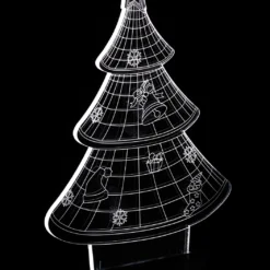 Motif 3D Pour Socle Lumineux LS-7.3D - Sapin De Noël -Pearl Noël Soldes Boutique motif 3d pour socle lumineux ls 7 3d sapin de noel ref NX9158 1