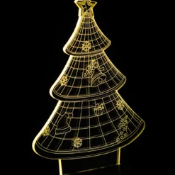 Motif 3D Pour Socle Lumineux LS-7.3D - Sapin De Noël -Pearl Noël Soldes Boutique motif 3d pour socle lumineux ls 7 3d sapin de noel ref NX9158 3