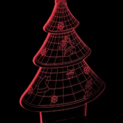 Motif 3D Pour Socle Lumineux LS-7.3D - Sapin De Noël -Pearl Noël Soldes Boutique motif 3d pour socle lumineux ls 7 3d sapin de noel ref NX9158 4