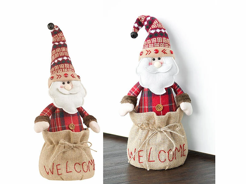 Cale-porte Père Noël Décoratif "Welcome" 1 Cale-porte Père Noël Décoratif "Welcome"