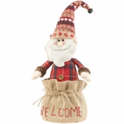 2 Cale-portes Pères Noël Décoratifs "Welcome" 9 2 Cale-portes Pères Noël Décoratifs "Welcome" -Pearl Noël Soldes Boutique pere noel cale porte decoratif welcome 1 5 kg ref NX7613 4