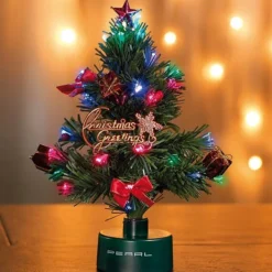 2 Sapins De Noël à Piles -Pearl Noël Soldes Boutique sapin de noel a piles ref PE9693 2 1