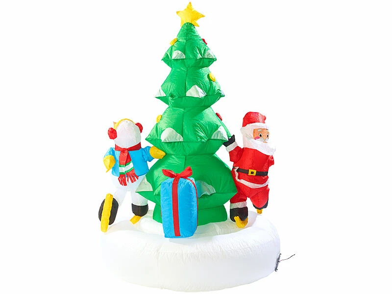 Sapin De Noël Autogonflant Rotatif, 150 Cm 1 Sapin De Noël Autogonflant Rotatif, 150 Cm