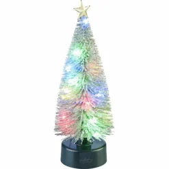 Sapin De Noël Enneigé Avec LED Multicolores USB