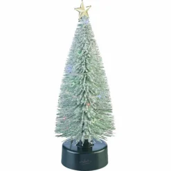 Sapin De Noël Enneigé Avec LED Multicolores USB -Pearl Noël Soldes Boutique sapin de noel enneige avec led multicolores usb ref ZX6257 3 1
