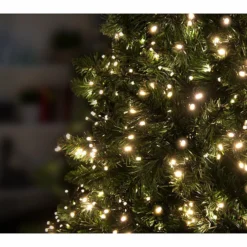 Sapin De Noël Lumineux Avec 750 épines En PVC - 500 LED - 180 Cm -Pearl Noël Soldes Boutique sapin de noel lumineux avec 750 epines en pvc 500 led 180 cm ref ZX1487 3