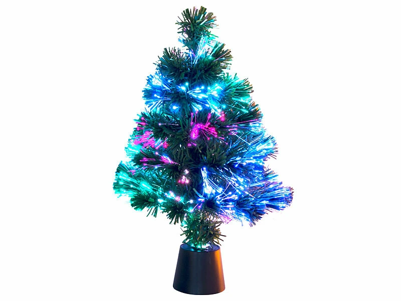 2 Sapins De Noël Artificiels Lumineux Avec Fibre Optique LED 6 2 Sapins De Noël Artificiels Lumineux Avec Fibre Optique LED – Image 6