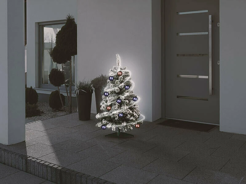 Sapin De Noël Style Enneigé Avec 199 Branches - 120 Cm 3 Sapin De Noël Style Enneigé Avec 199 Branches - 120 Cm – Image 3